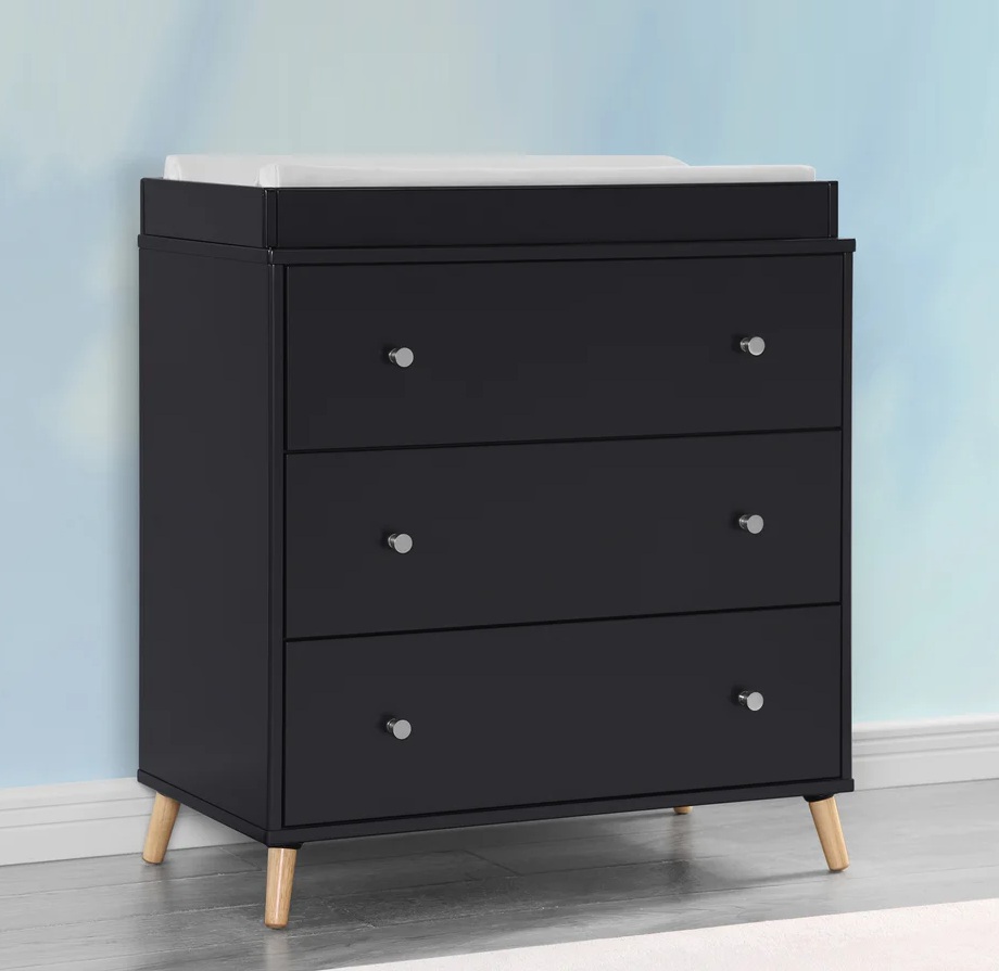 Маса за пресоблекување бебиња со 3 фиоки - Image 7