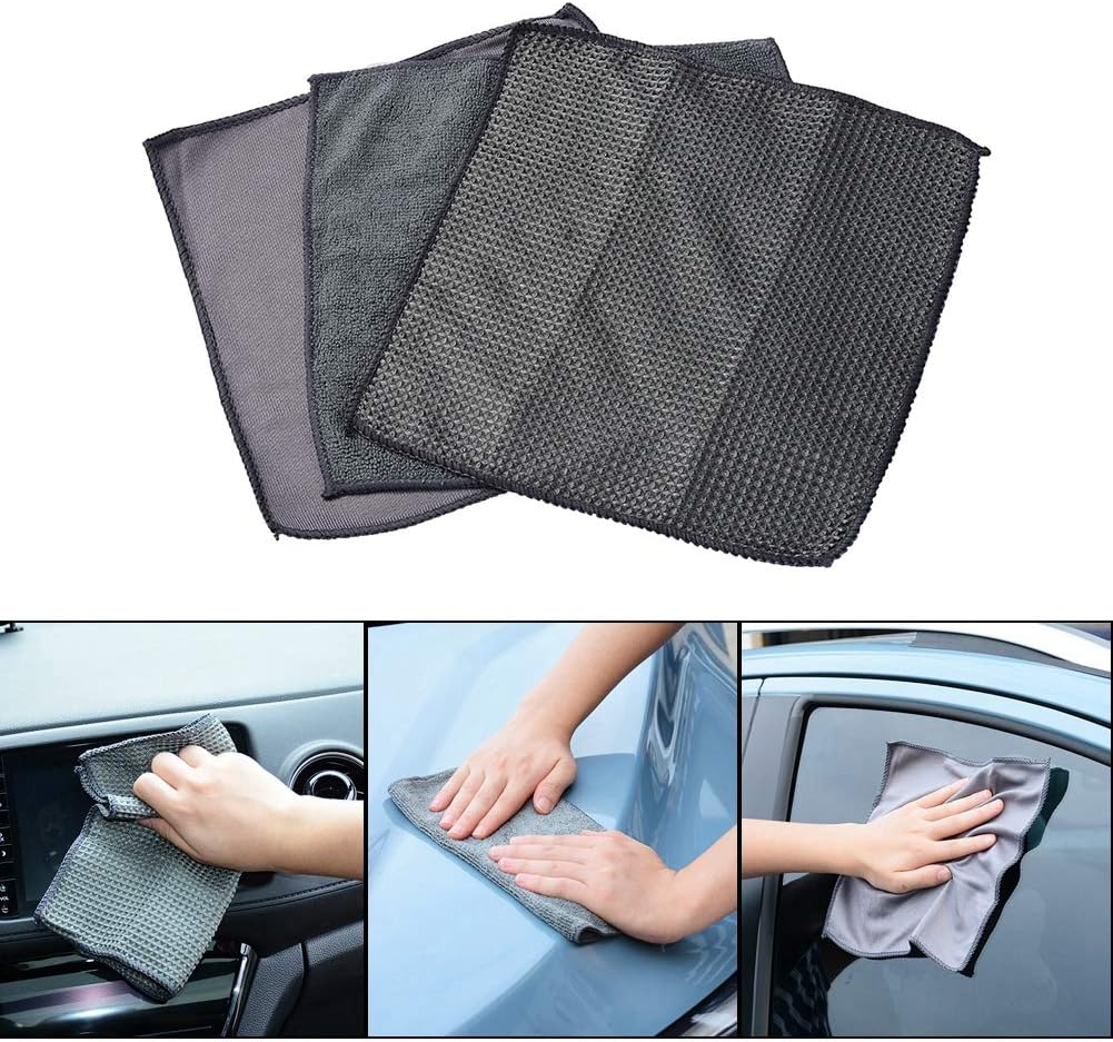 Микрофибер сет од 9 парчиња за чистење возила - Image 7