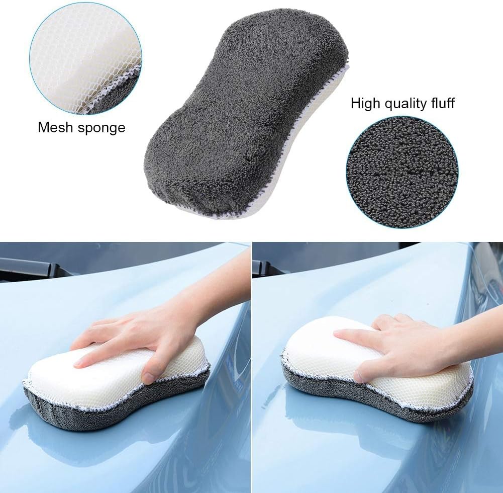 Микрофибер сет од 9 парчиња за чистење возила - Image 4