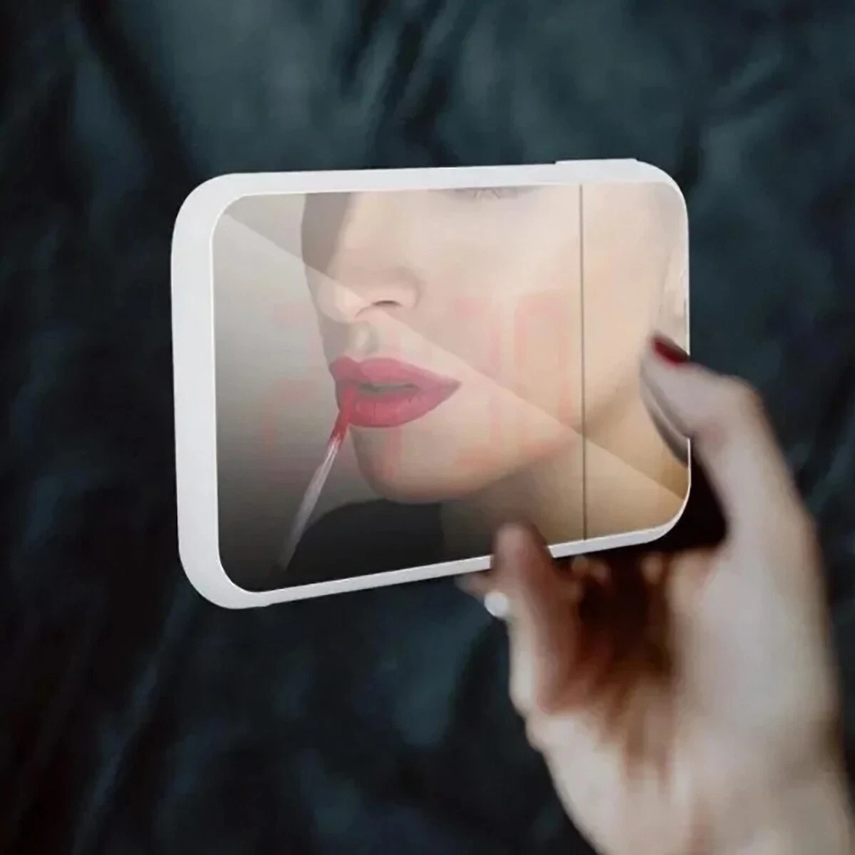 Дигитален часовник со будилник, проектор за време, LED дисплеј, огледало - Image 6