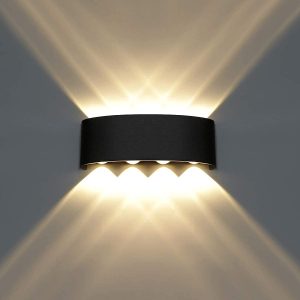 Водоотпорни ѕидни LED светла со 3, 4 или 6 сијалици - со 4 светилки