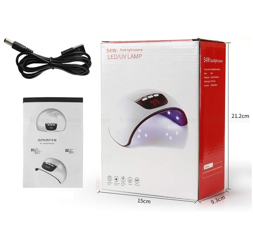 UV лампа за сушење на лак за нокти - 54w - Image 6
