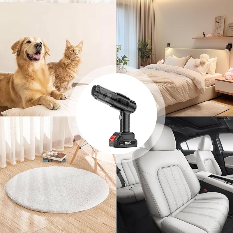 Безжична правосмукалка + батерија 21V со полнач - Image 11