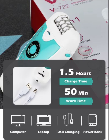 Безжичен епилатор VGR V-722 - Image 7