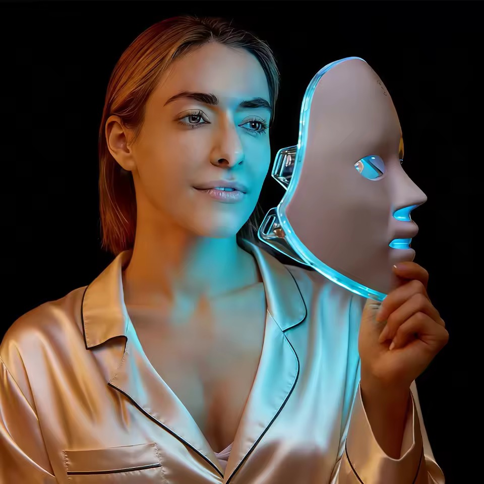 LED маска за лице со светлосна терапија - Image 2