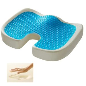 Анатомска перница за седење со гел + мемори пена