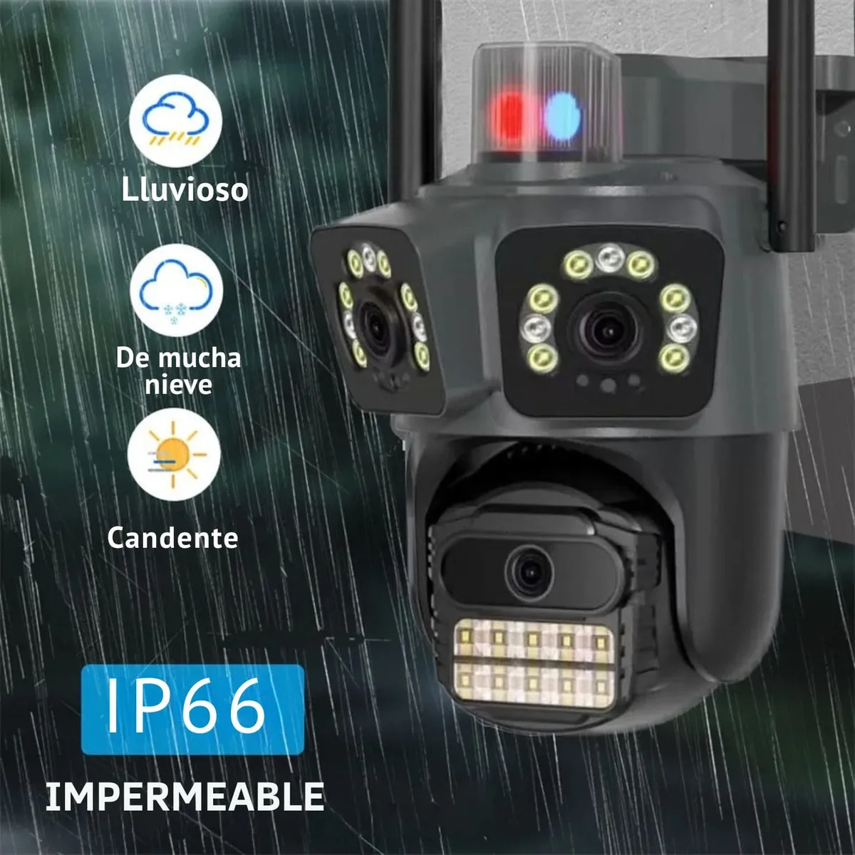 WiFi IP PTZ камера со тројна глава 12 mp - Image 3