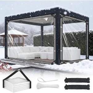 Транспарентна церада за тераса или летниковец