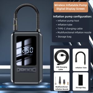 Дигитална безжична пумпа за гуми