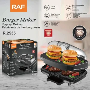 Електричен апарат за сендвичи - бургери Raf 1000W
